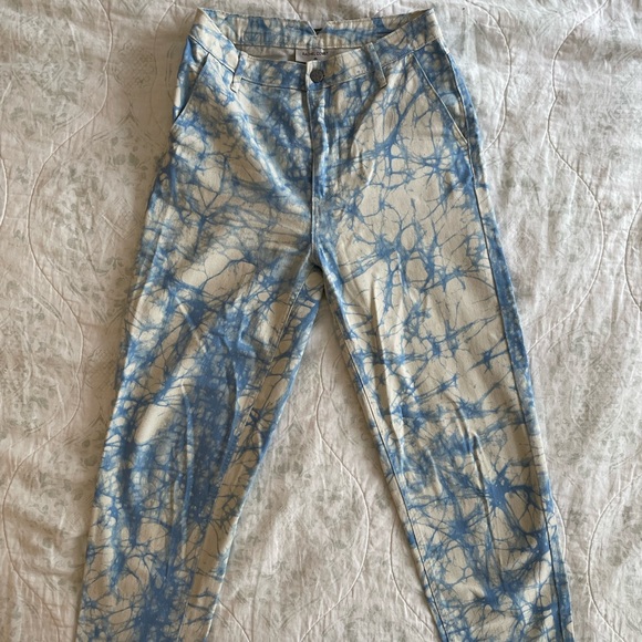 Rachel Comey 4, 6, 8, 10 Blue Marbled High Rise Tapered 80s Style Jeans Target - Picture 14 of 16